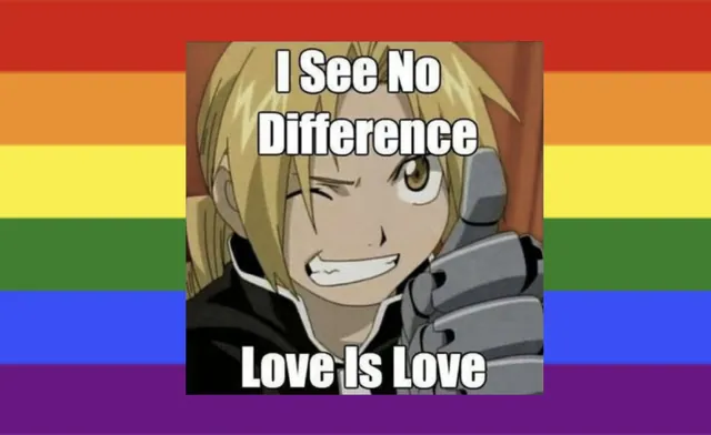 I See No Difference / Love Is Love meme card