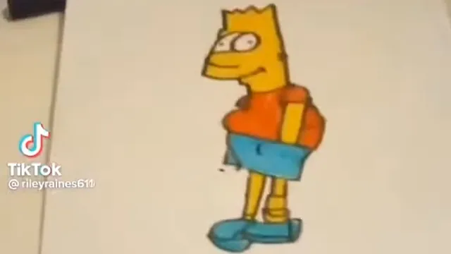 Carte meme I Spent Two Hours On This Bart Simpson For Nothing, No Views I Bet