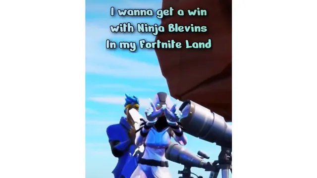 I Wanna Get A Win With Ninja Blevins meme card