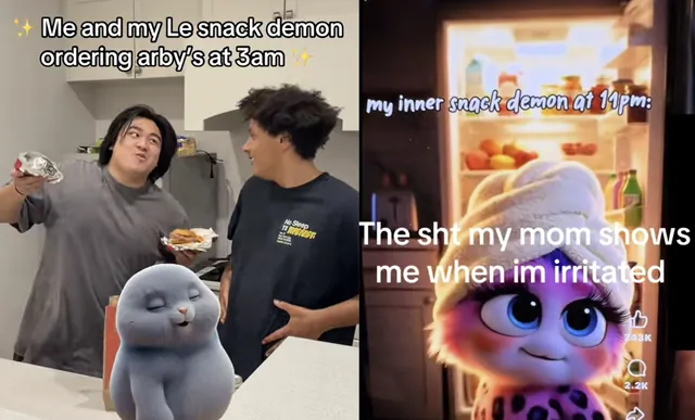 I Want Some Fries / Le Snack Demon meme card