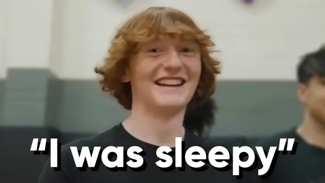I Was Sleepy meme card