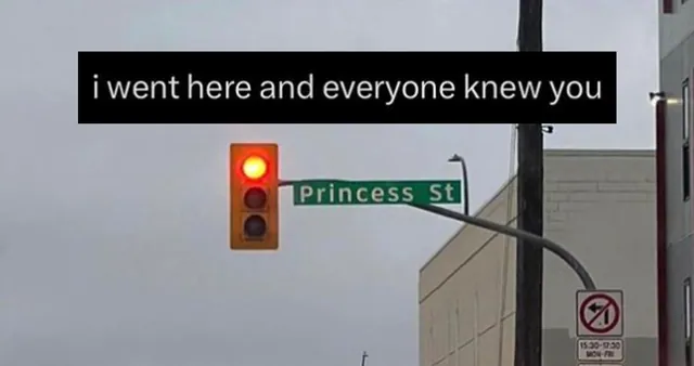 I Went Here and Everyone Knew You meme card
