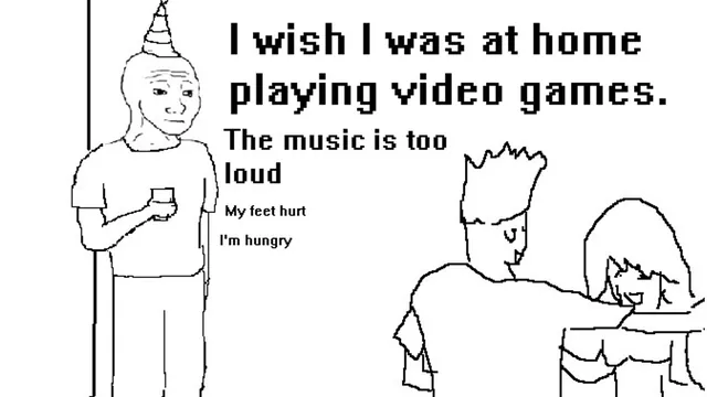 Carte meme I Wish I Was At Home / They Don’t Know