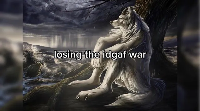 IDGAF War meme card