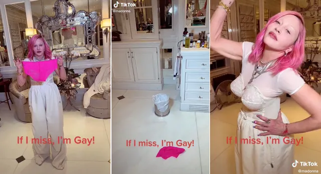 If I Miss, I'm Gay meme card