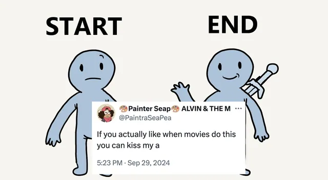 If You Actually Like When Movies Do This meme card