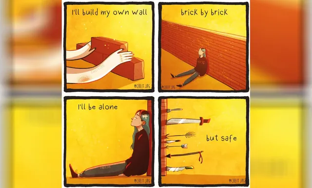 I'll Build My Own Wall meme card