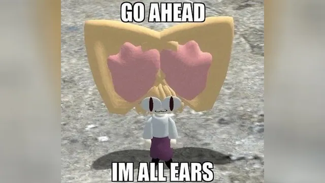 I'm All Ears meme card