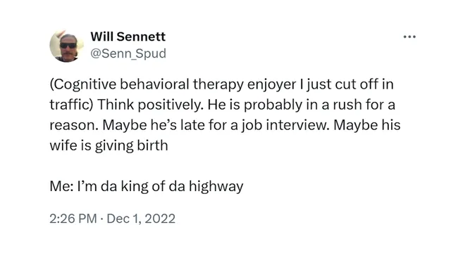 I'm Da King of Da Highway meme card