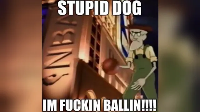 I'm Fuckin Ballin!!! meme card