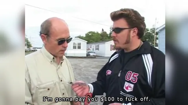 Carte meme I’m Gonna Pay You $100 to Fuck Off