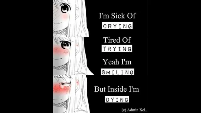 Carte meme I’m Sick Of Crying But Inside I’m Dying