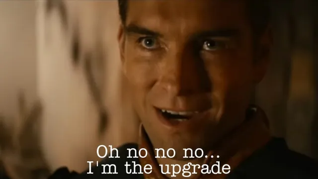 Carte meme I’m the Upgrade