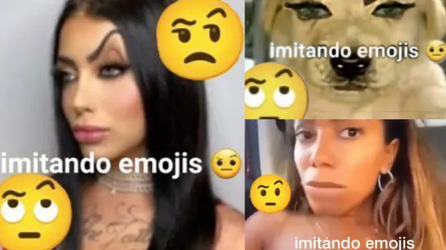 Carte meme Mimicking Emojis