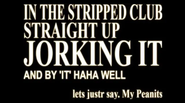 In The Stripped Club. Straight Up "Jorking It" meme card