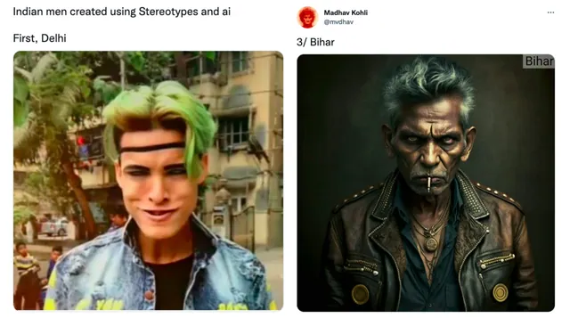 Carte meme Indian Men Created Using Stereotypes And AI