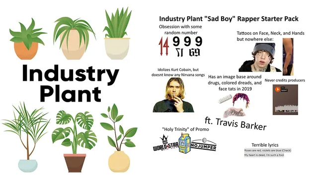 Industry Plant meme card