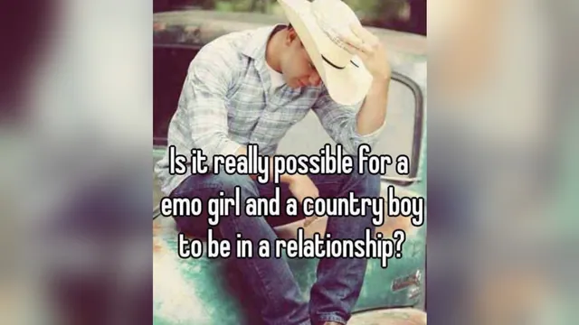 Is It Really Possible for an Emo Girl and a Country Boy to Be in a Relationship? meme card
