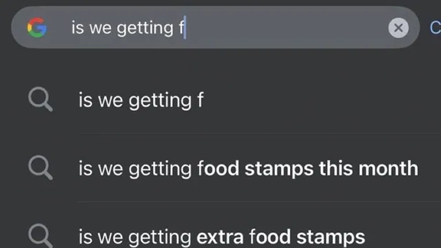 Is We Getting / Is We Getting Food Stamps? meme card