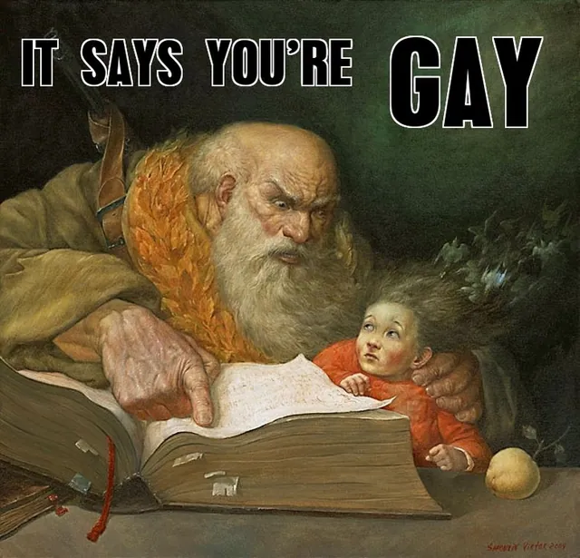 Carte meme It Says You’re Gay