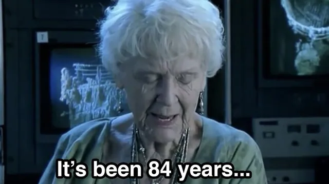 It's Been 84 Years / Já Faz 84 Anos / Han Pasado 84 Años meme card