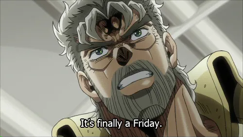 It's Finally a Friday meme card