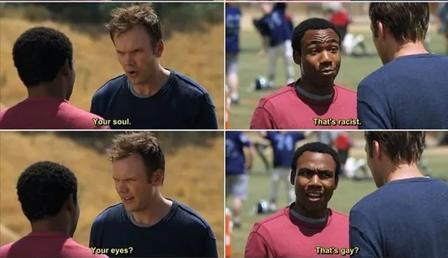 Carte meme "It’s In Your Blood / That’s Racist" Community Scene
