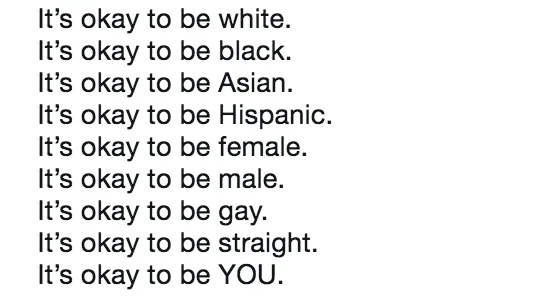 Carte meme It’s Okay To Be...