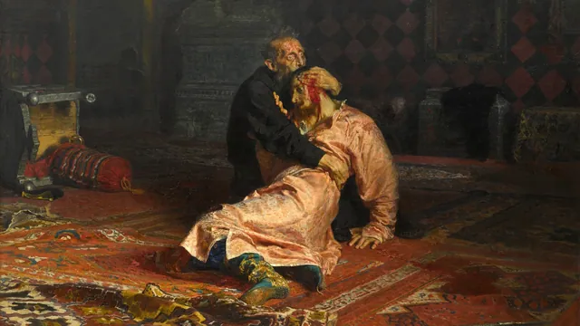 Carte meme Ivan the Terrible and His Son Ivan