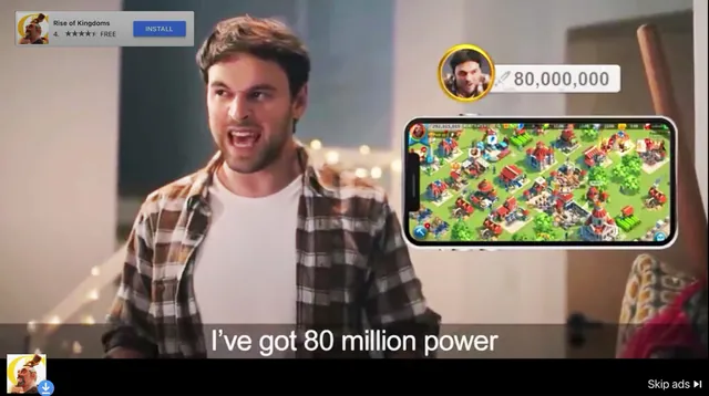 I've Got Over X Million Power in "Rise of Kingdoms" meme card