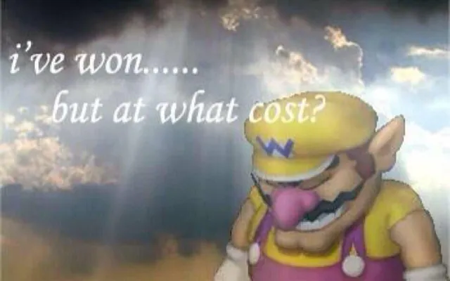 Carte meme I’ve Won... But At What Cost?