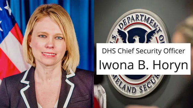 Iwona B. Horyn DHS Chief Security Officer meme card