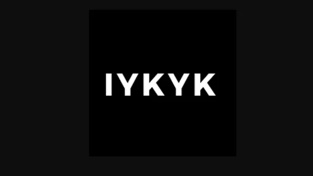 IYKYK meme card