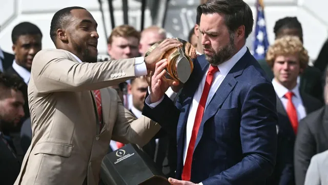 J.D. Vance Drops Trophy meme card