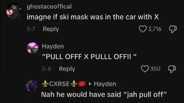 Jah Pull Off meme card