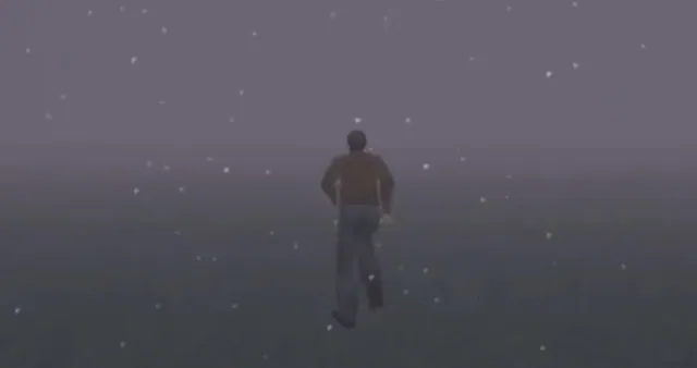 James Sunderland Running Through Fog (Silent Hill 2) meme card