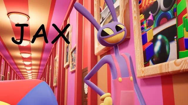 Jax (Amazing Digital Circus) meme card