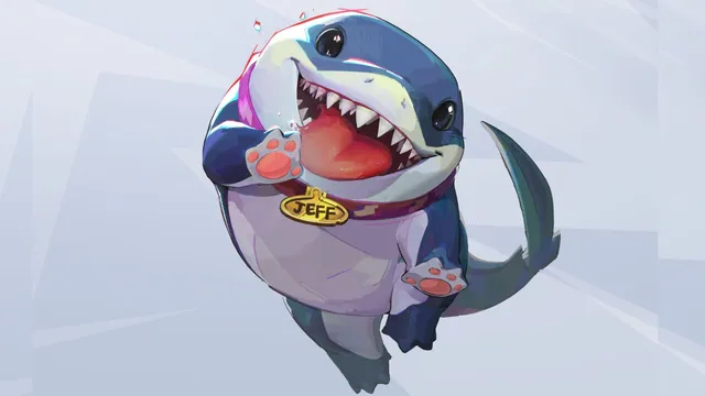 Jeff the Land Shark meme card