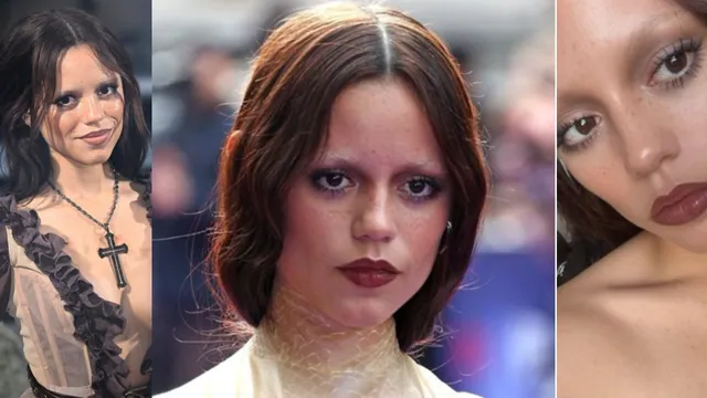 Jenna Ortega's "Wednesday" Premiere Look / Buccal Fat Removal Surgery Rumors meme card