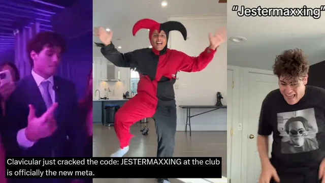 Carte meme Jestermaxxing