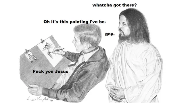 Jesus is a Jerk meme card
