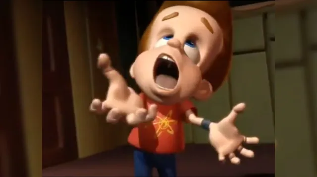 Jimmy Neutron Yelling meme card