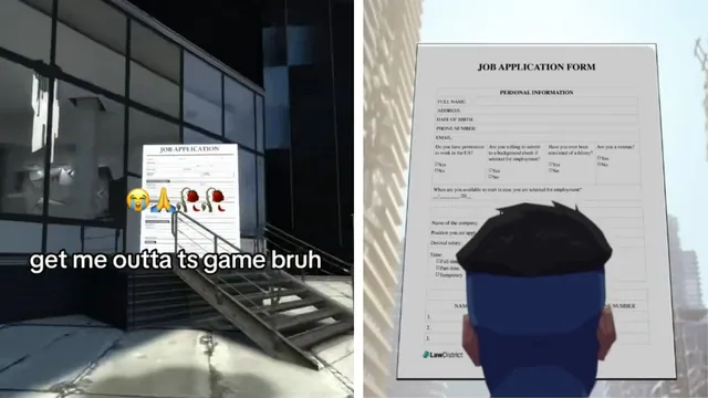 Carte meme Job Application Form