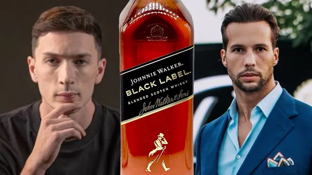 Johnnie Walker in the War Room With Tristan Tate meme card