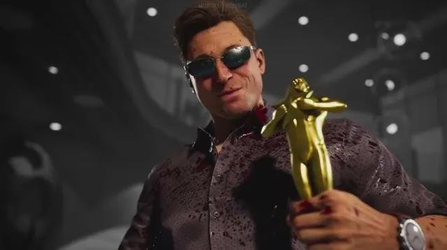 Johnny Cage Trophy / Johnny Cage Wins meme card