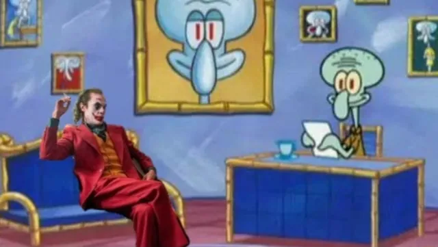 Joker On a TV Show, What Will He Do? meme card