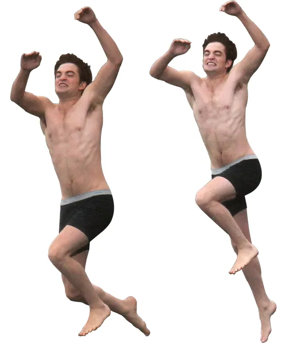 Jumping Rob meme card