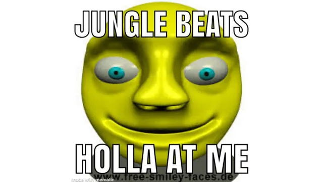 Jungle Beats vs. Jahlil Beats Holla At Me meme card