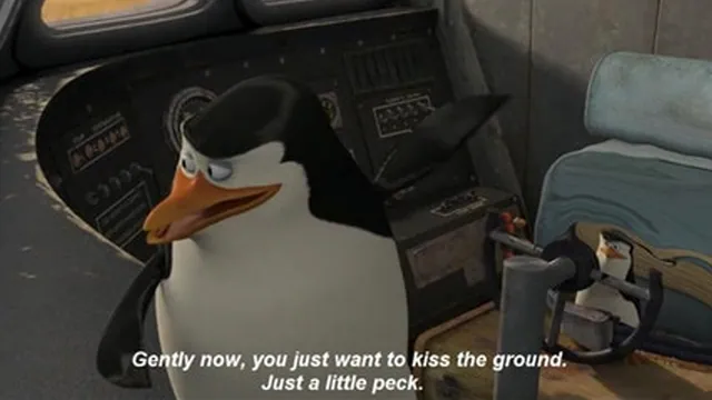 Just a Peck meme card