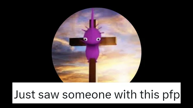 Just Saw Someone With This PFP meme card